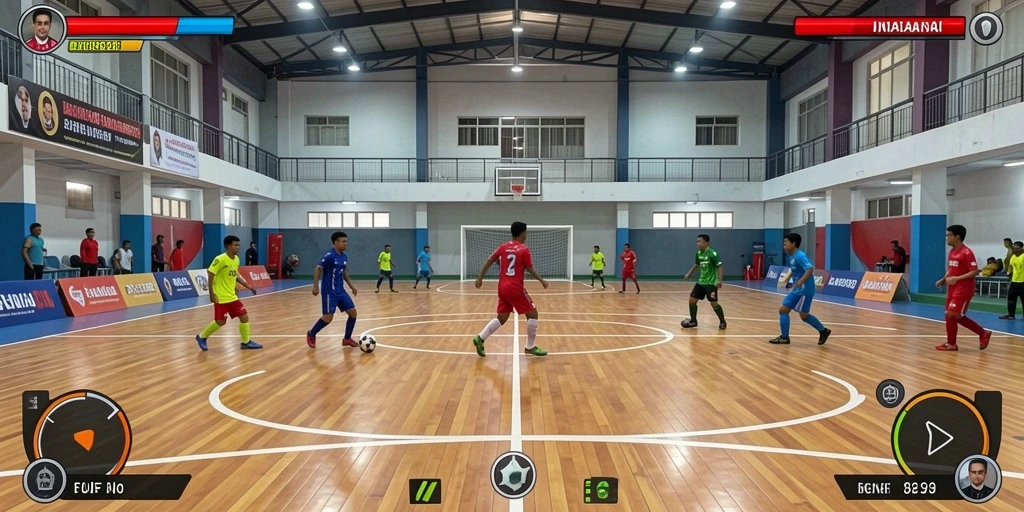 Screenshot pertarungan epik dengan teman-teman.